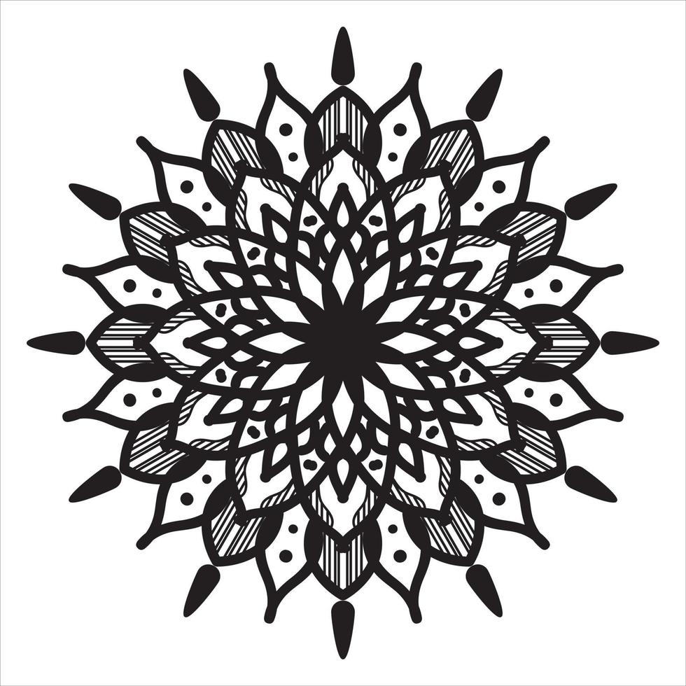 Mandala Art Design, vector file.
