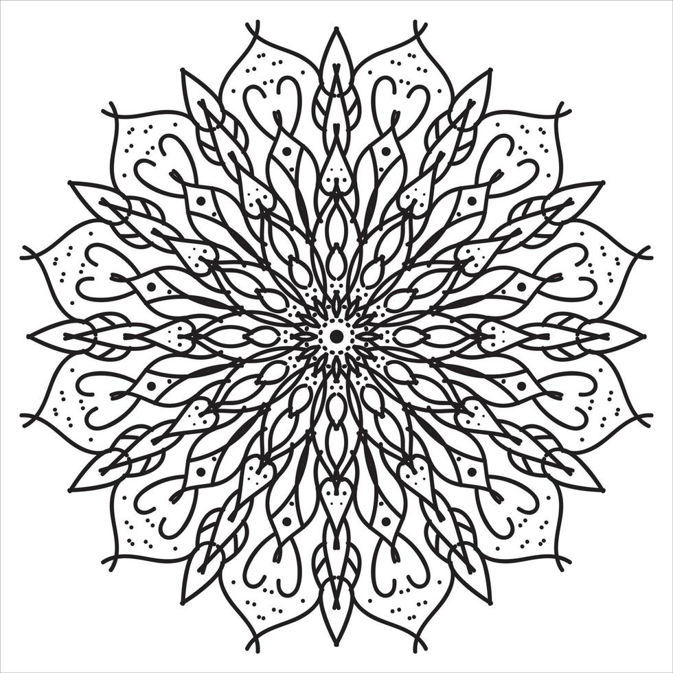 Mandala Art Design, vector file.