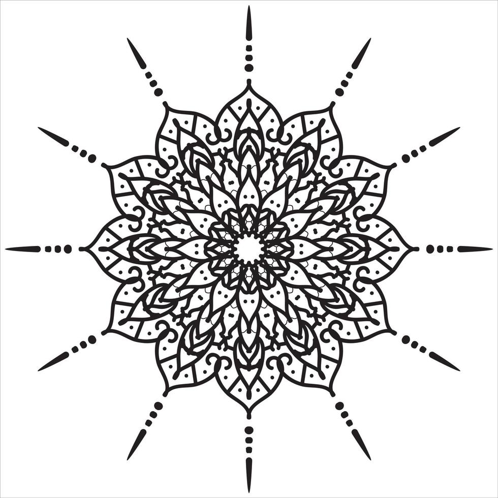 Mandala Art Design, vector file.