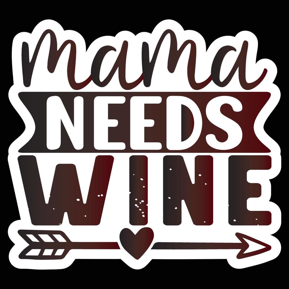 Best Of Wine Sticker Design And Download Vector File.
