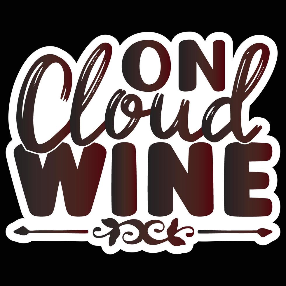 Best Of Wine Sticker Design And Download Vector File.