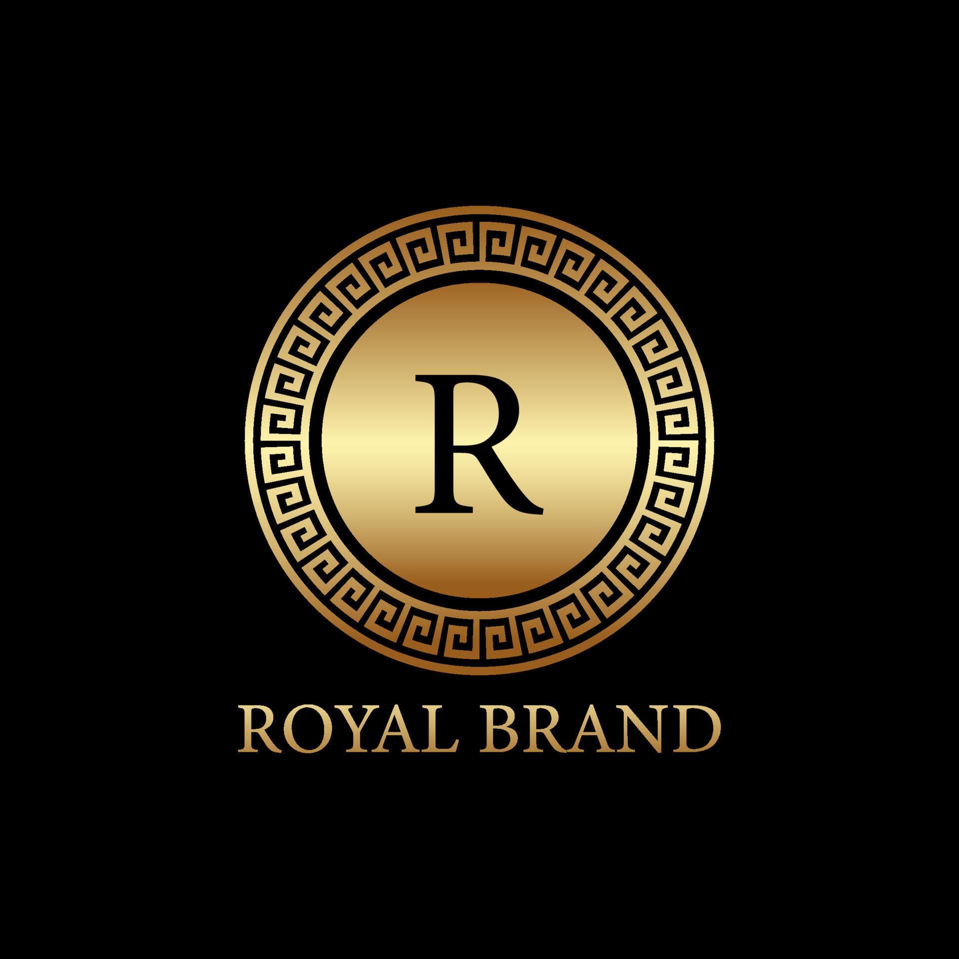 millionaire logo design, icon design template element, lettet R design