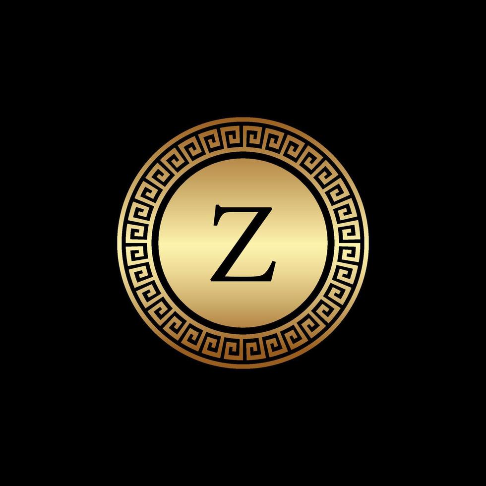 millionaire logo design, icon design template element, lettet Z design