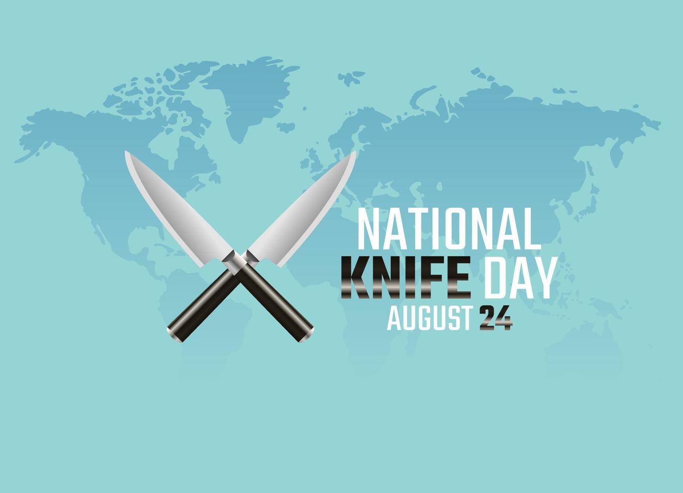 vector graphic of national knife day good for national knife day
