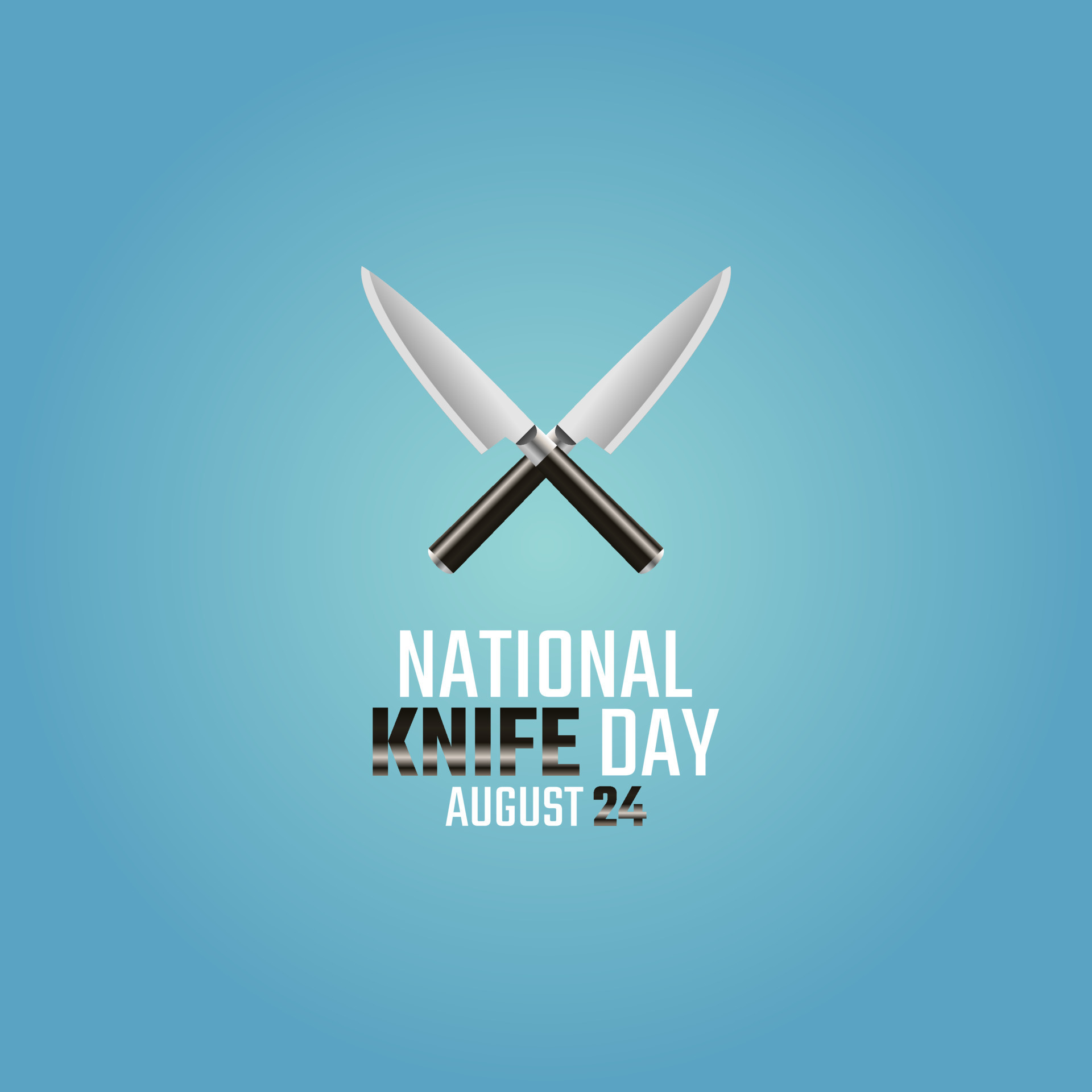 vector graphic of national knife day good for national knife day