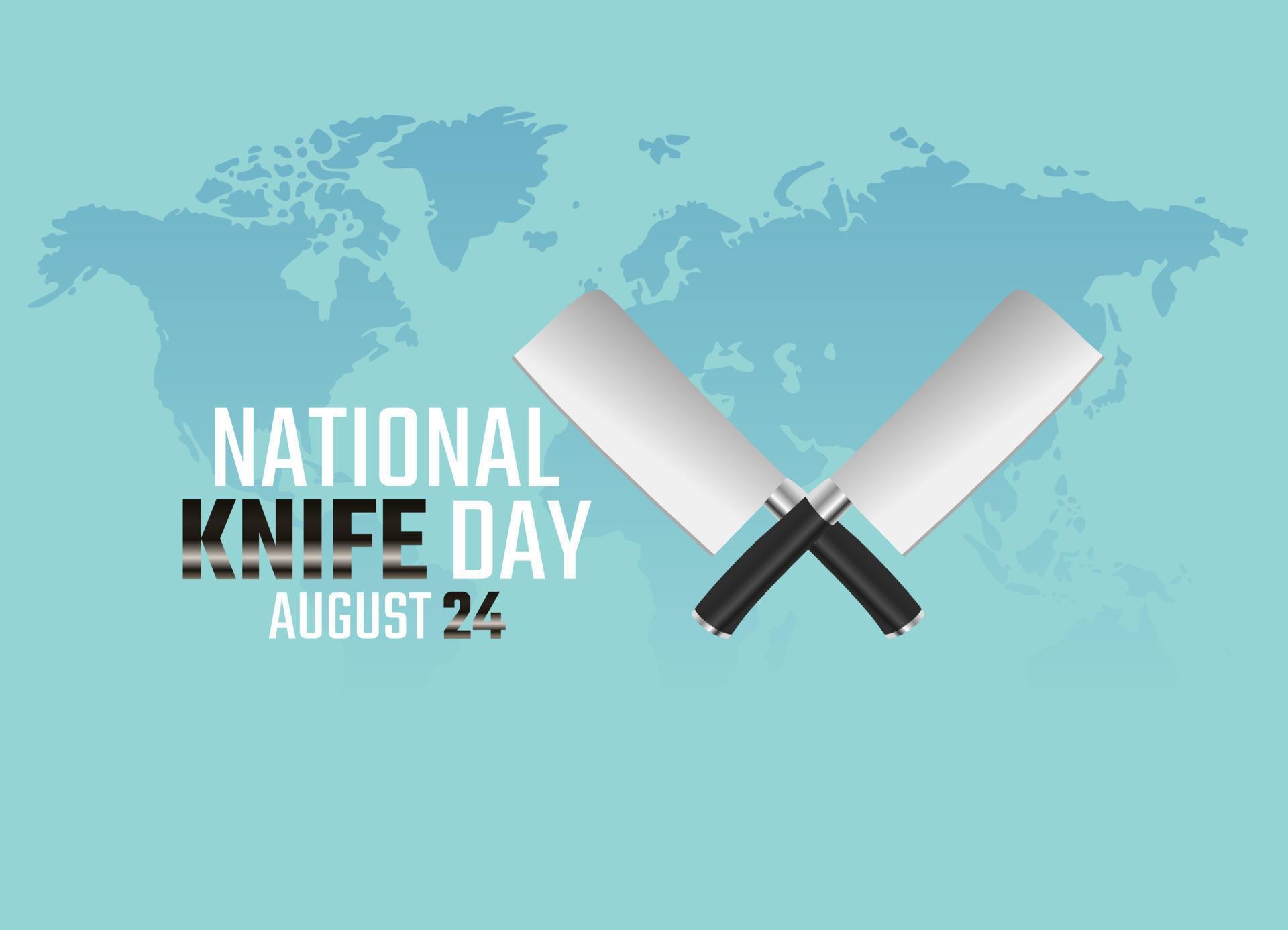 vector graphic of national knife day good for national knife day