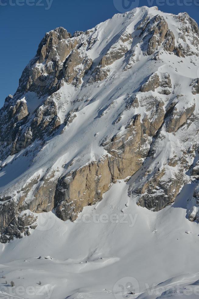 mountain winter nature photo