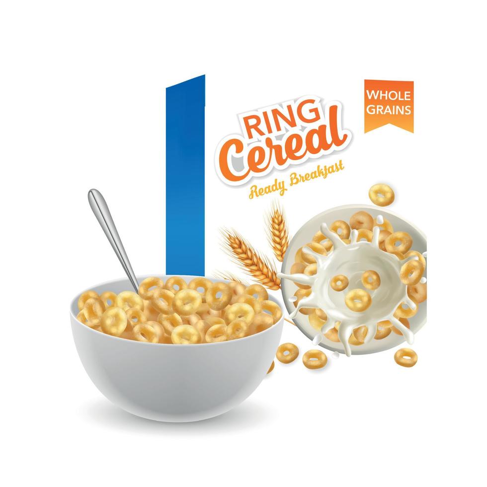 Breakfast Cereal Concept vector