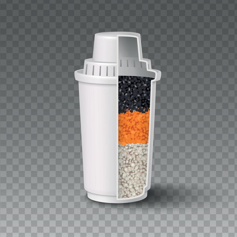 Water Filter Realistic vector