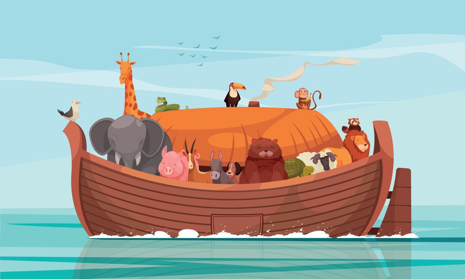 Noahs Ark Vector Illustration