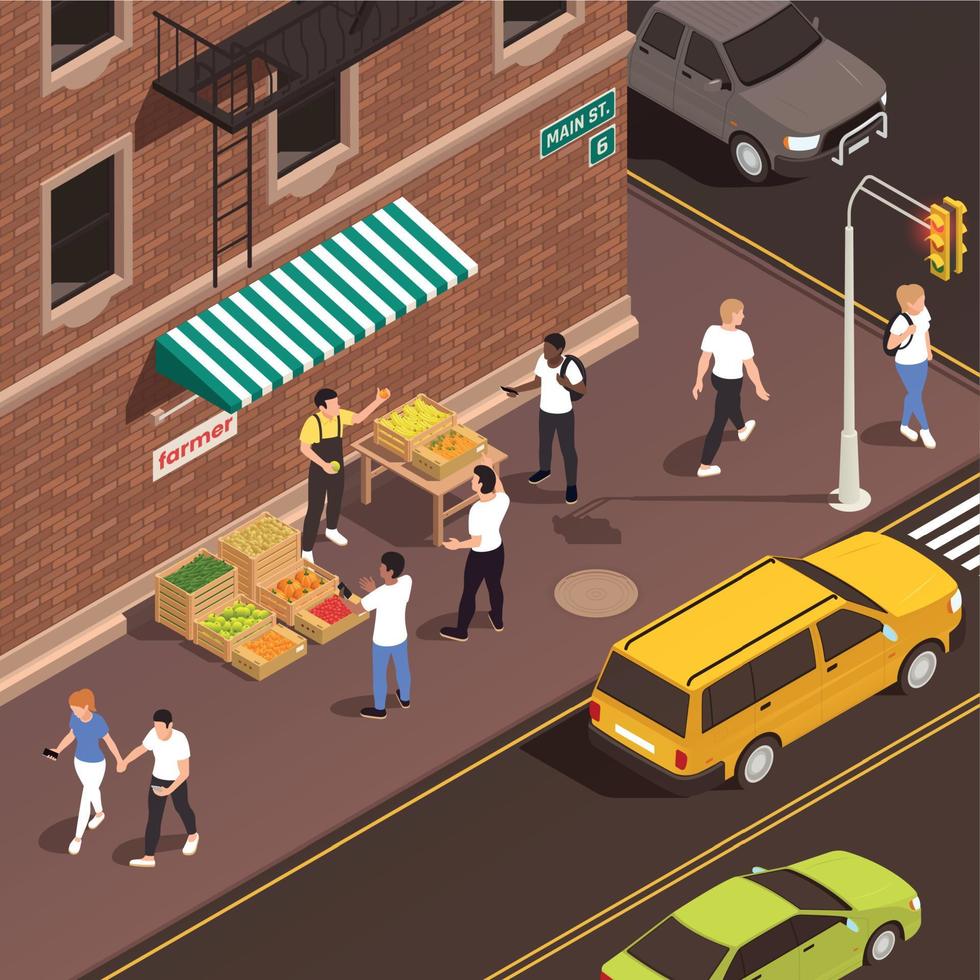 Food Industry Profession Illustration vector
