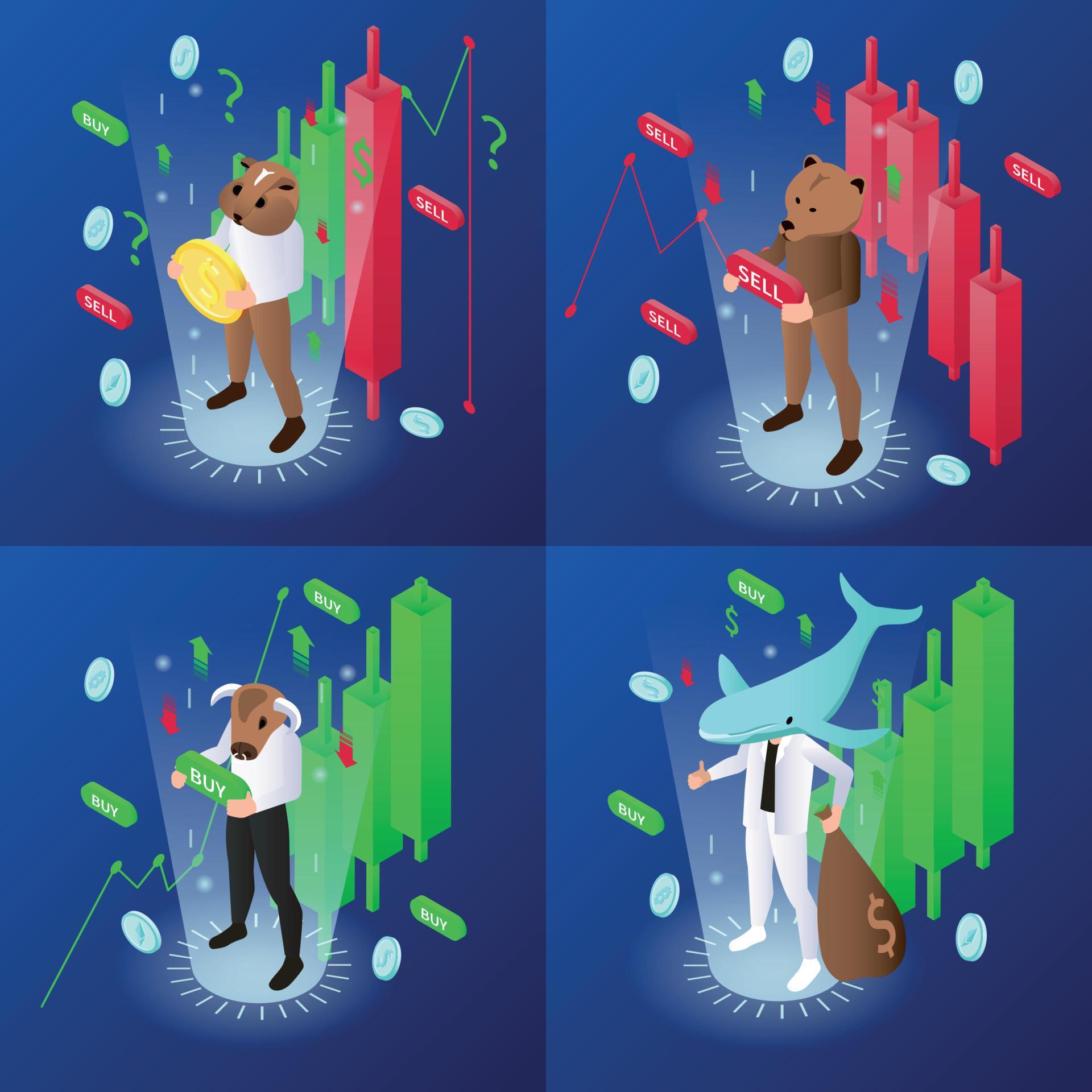 Trading Concept Icons Set 10366903 Vector Art at Vecteezy