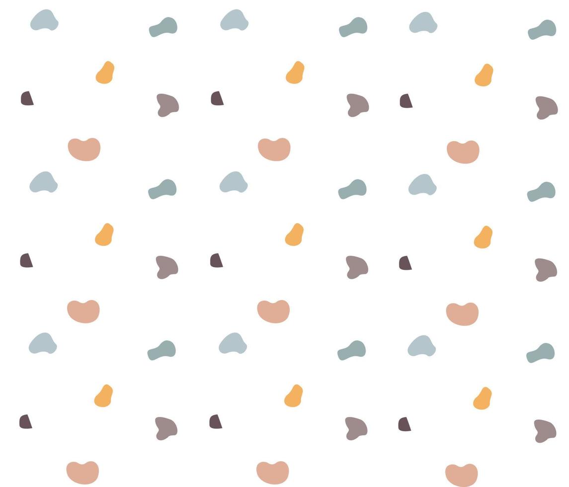 Background seamless patterns with cute pastel doodle vector