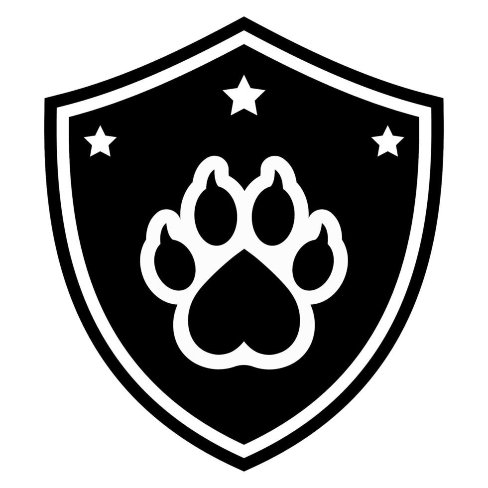 Veterinary clinic and pet store logo. vector