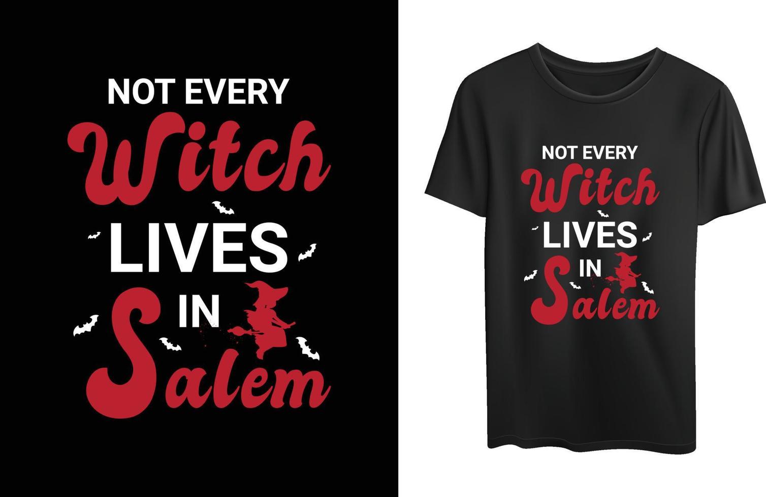 Halloween Vector Typography T shirt