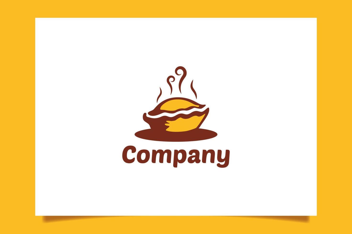 pie logo for any business especially for food and beverage, restaurant, cafe, etc. vector