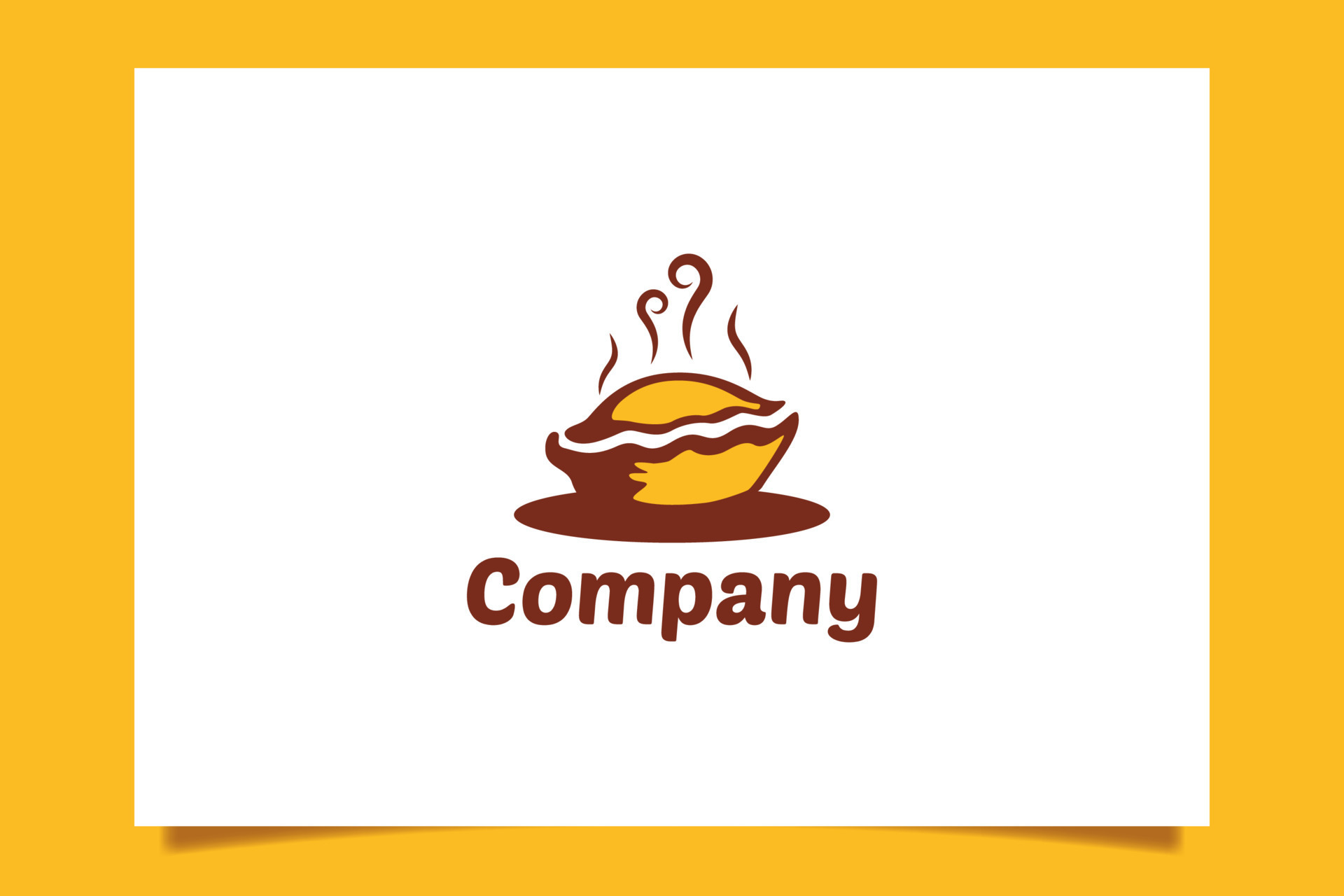 pie logo for any business especially for food and beverage, restaurant