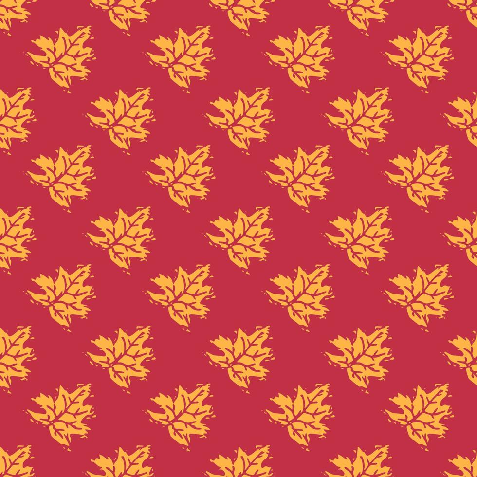 Autumn background. Seamless autumn leaves pattern. autumn maple leaves vector