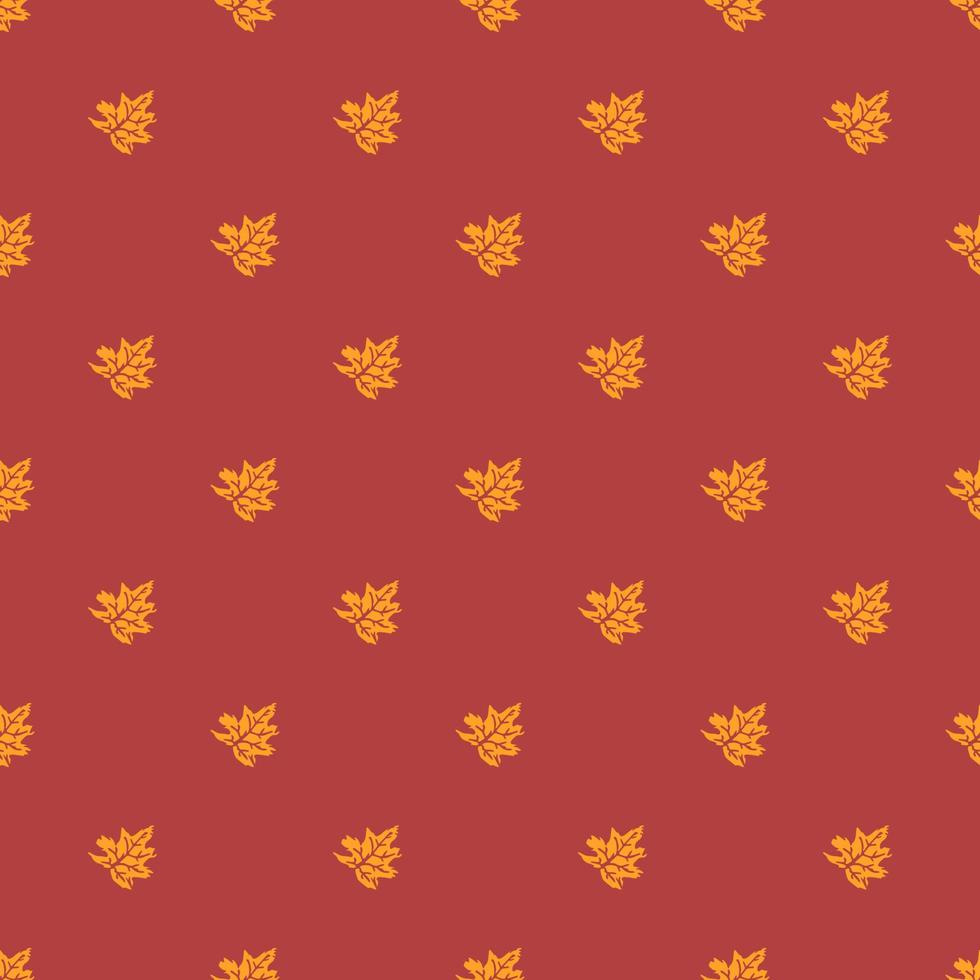 fondo de otoño. patrón de hojas de otoño sin costuras. hojas de otoño de arce vector