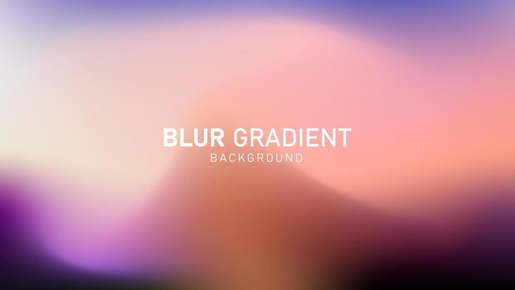 Colorful modern gradient blur background design vector