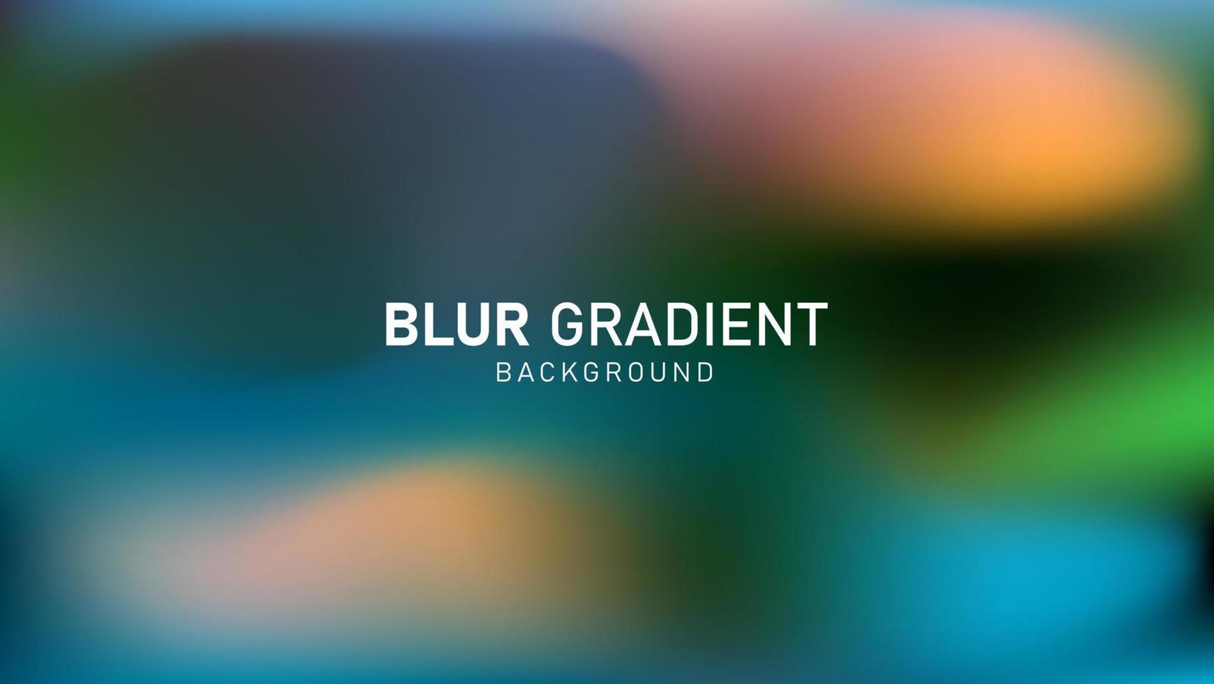 Colorful modern gradient blur background design vector