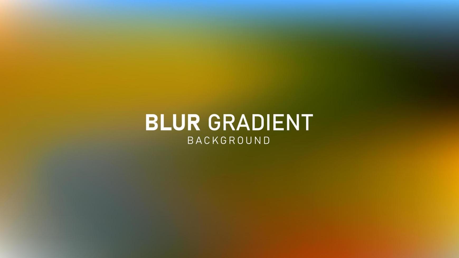 Colorful modern gradient blur background design vector