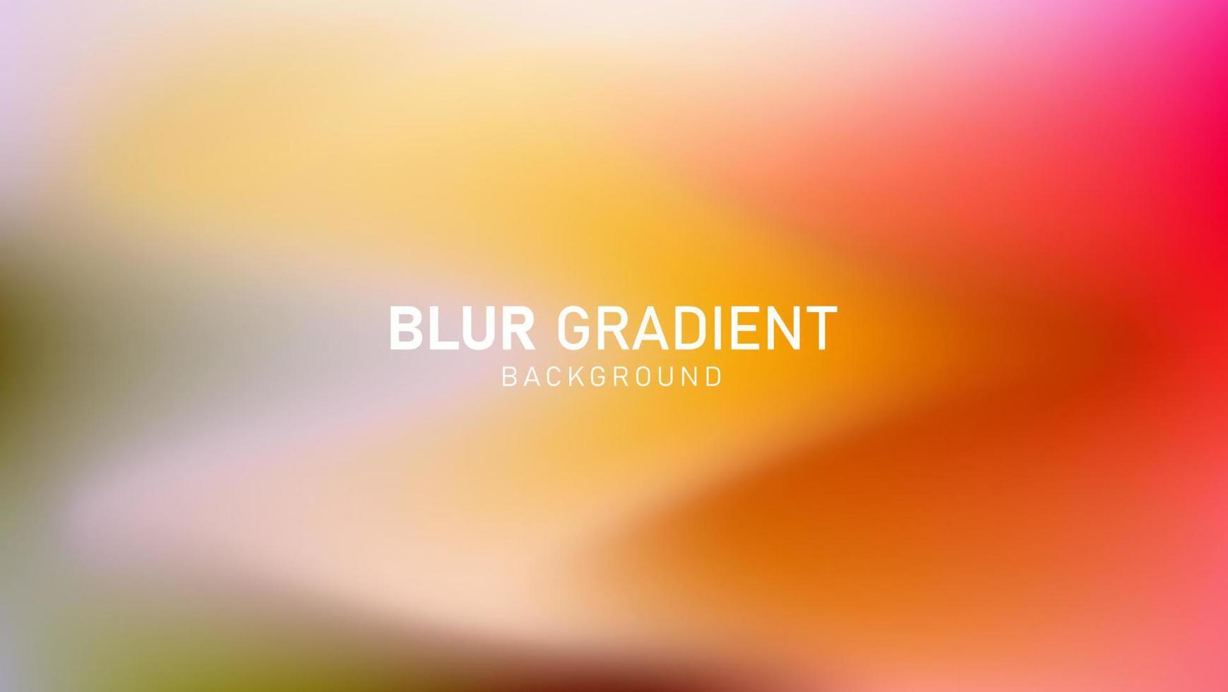 Colorful modern gradient blur background design vector