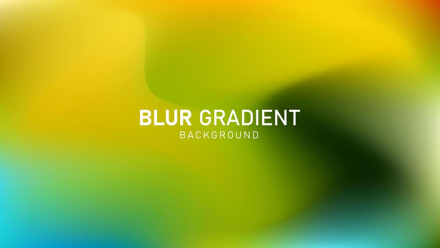 Colorful modern gradient blur background design vector