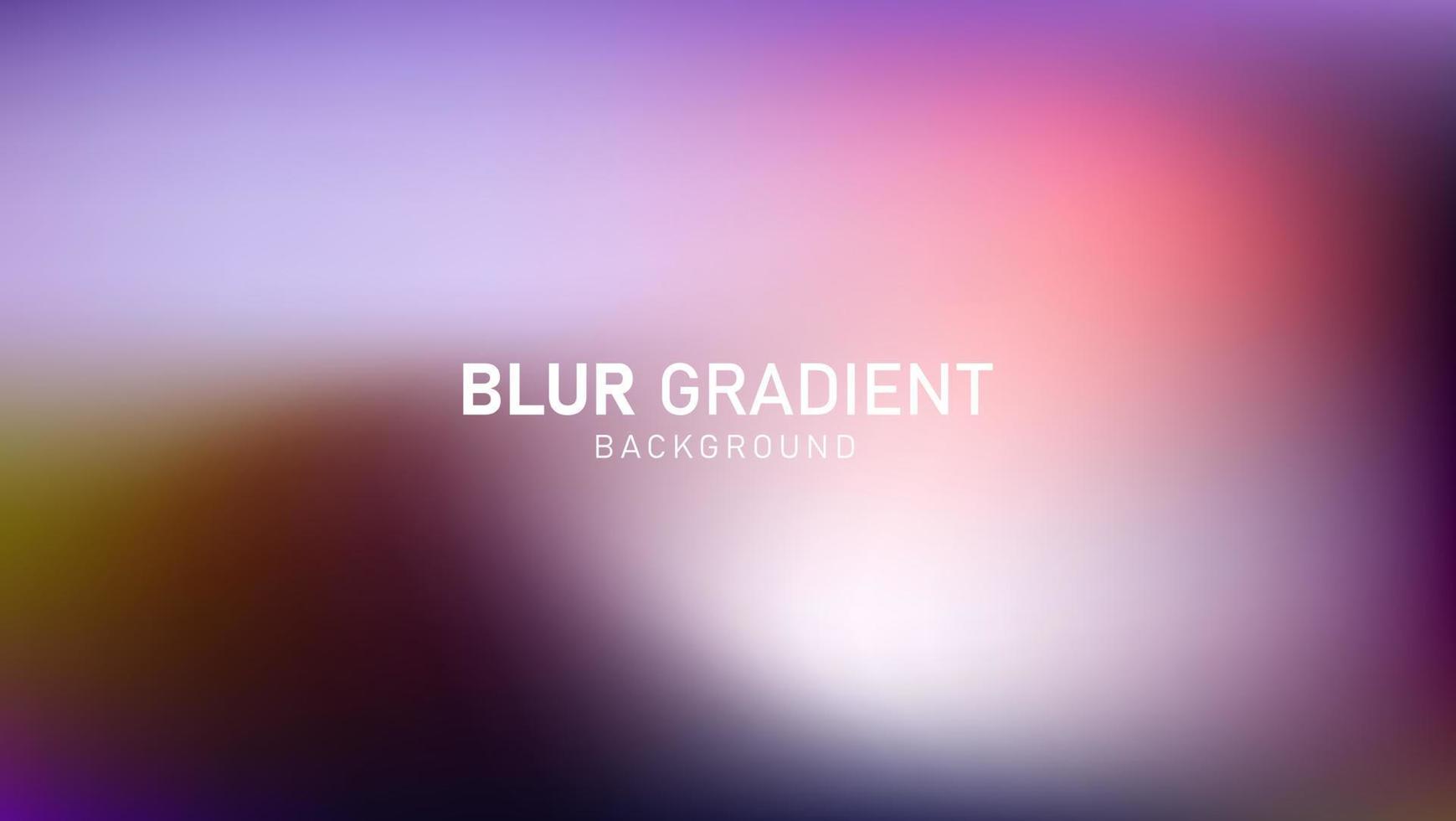 Colorful modern gradient blur background design vector