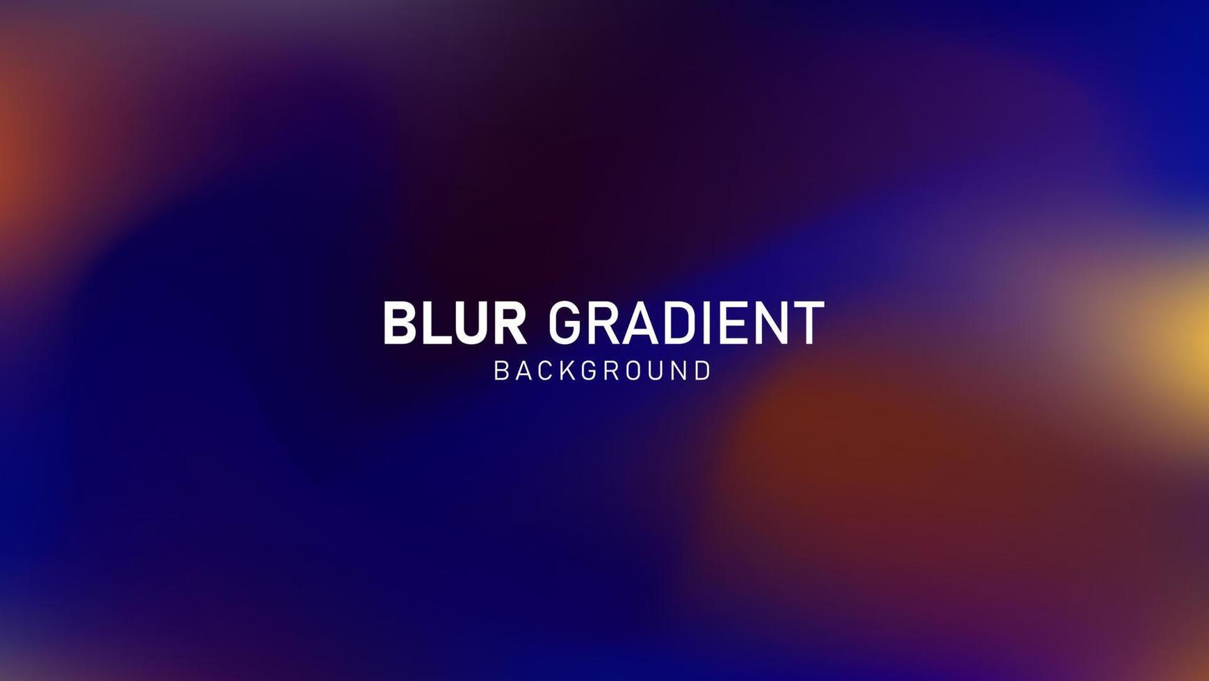 Colorful modern gradient blur background design vector