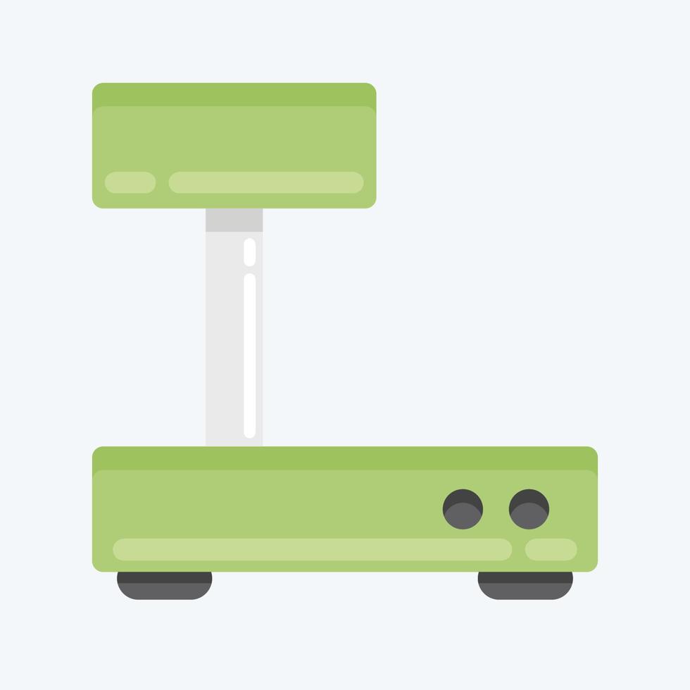 icono escalas industriales. adecuado para el símbolo de la educación. estilo plano diseño simple editable. vector de plantilla de diseño. ilustración sencilla