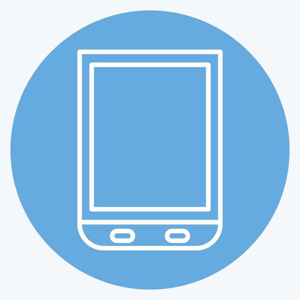 Icon Scanner. suitable for Computer Components symbol. blue eyes style. simple design editable. design template vector. simple illustration vector