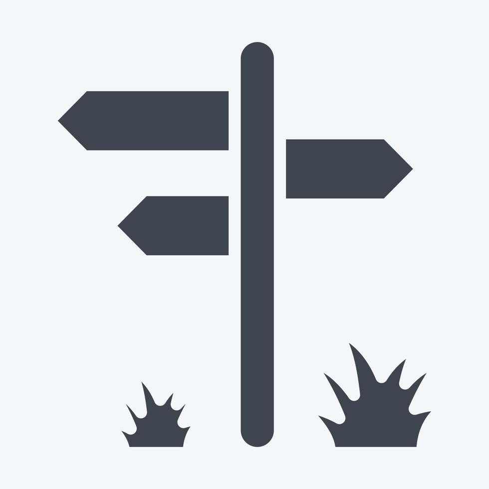puntero de icono. adecuado para el símbolo del parque de la ciudad. estilo de glifo. diseño simple editable. vector de plantilla de diseño. ilustración sencilla