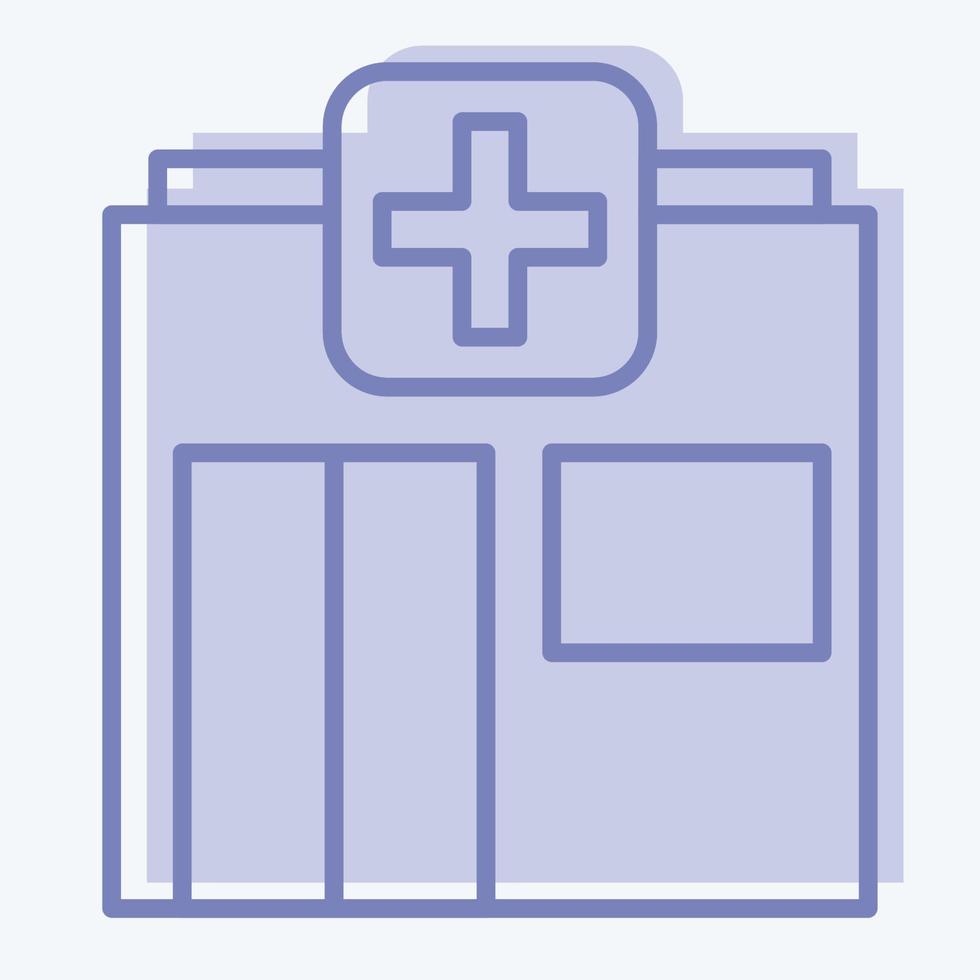 Icon Pharmacy. suitable for flu symbol. two tone style. simple design editable. design template vector. simple illustration vector