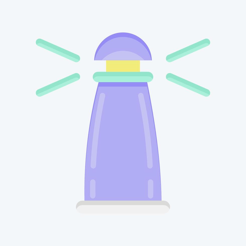 Icon Lighthouse. suitable for education symbol. flat style. simple design editable. design template vector. simple illustration vector