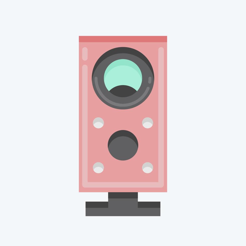 Icon Subwoofer. suitable for Computer Components symbol. flat style. simple design editable. design template vector. simple illustration vector
