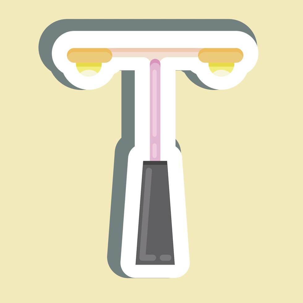 Sticker Streetlight. suitable for City Park symbol. simple design editable. design template vector. simple illustration vector