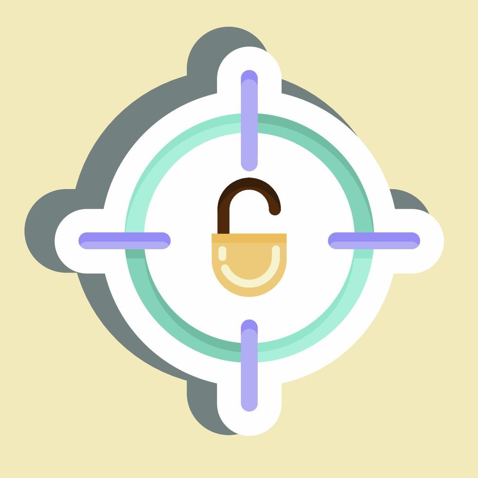 Sticker Fraud Detection. suitable for education symbol. simple design editable. design template vector. simple illustration vector