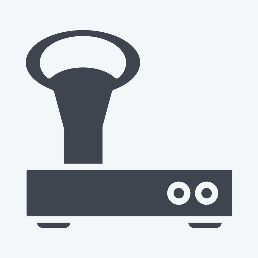 Icon Vintage Scale. suitable for education symbol. glyph style. simple design editable. design template vector. simple illustration vector
