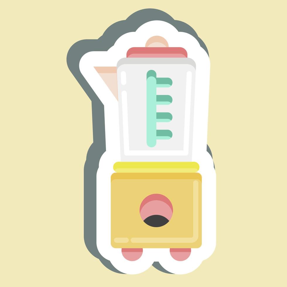 Sticker Blender. suitable for Kitchen Appliances symbol. simple design editable. design template vector. simple illustration vector