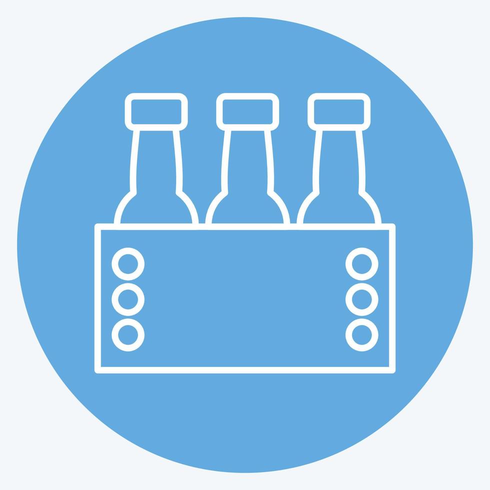 Icon Octoberfest. suitable for education symbol. blue eyes style. simple design editable. design template vector. simple illustration vector