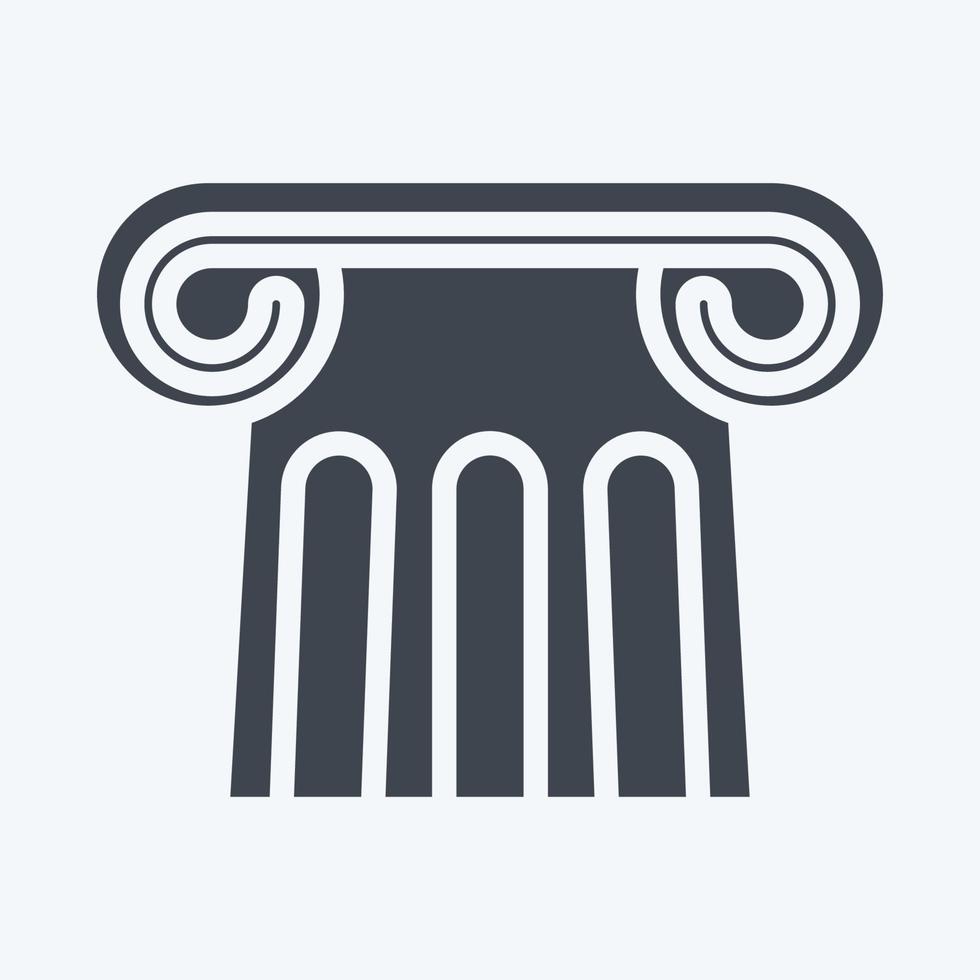 Icon Antiquity. suitable for education symbol. glyph style. simple design editable. design template vector. simple illustration vector