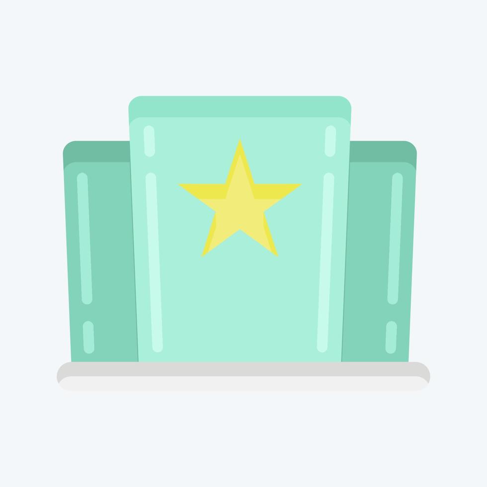 Icon Hotel. suitable for education symbol. flat style. simple design editable. design template vector. simple illustration vector