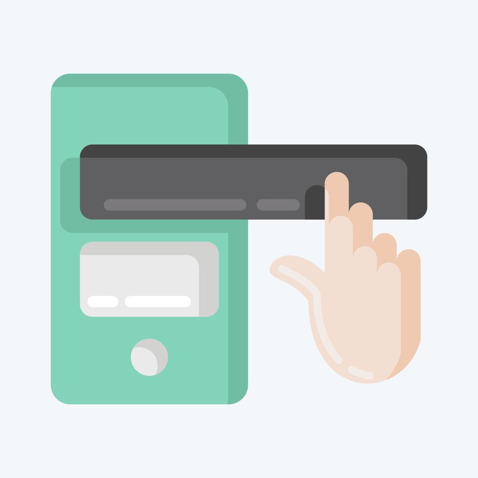 Icon Conversational Interface. suitable for education symbol. flat style. simple design editable. design template vector. simple illustration vector