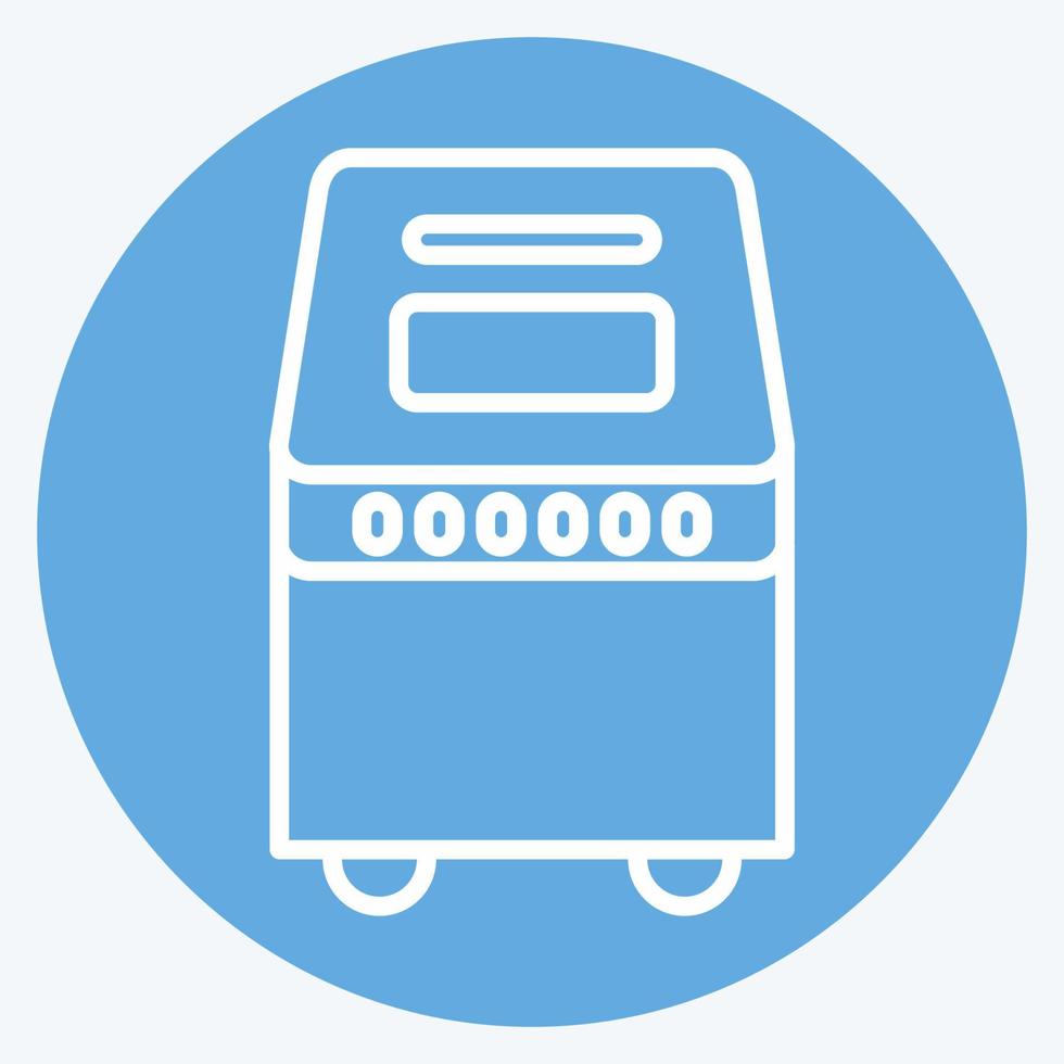 Icon Bread Maker. suitable for Kitchen Appliances symbol. blue eyes style. simple design editable. design template vector. simple illustration vector