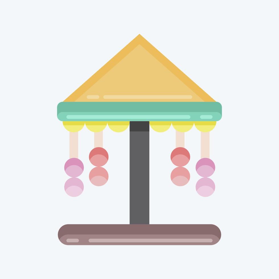 Icon Carousel. suitable for City Park symbol. flat style. simple design editable. design template vector. simple illustration vector