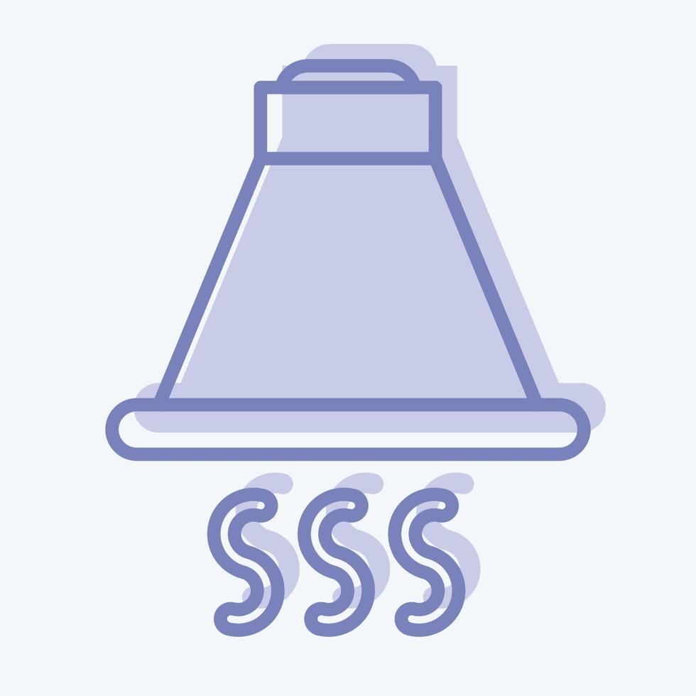 Icon Kitchen Hood. suitable for Kitchen Appliances symbol. two tone style. simple design editable. design template vector. simple illustration vector