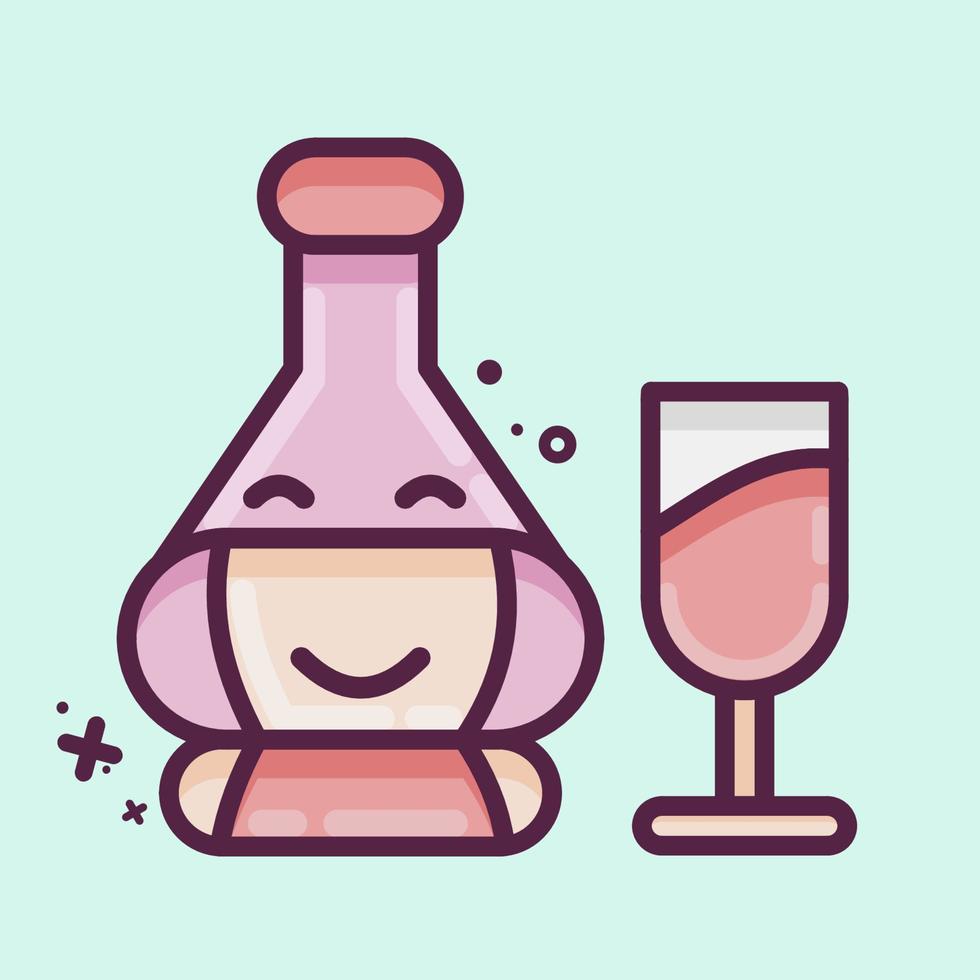 Icon Chianti. suitable for education symbol. MBE style. simple design editable. design template vector. simple illustration vector