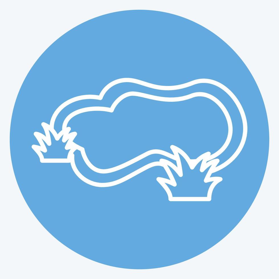 Icon Pond. suitable for City Park symbol. blue eyes style. simple design editable. design template vector. simple illustration vector