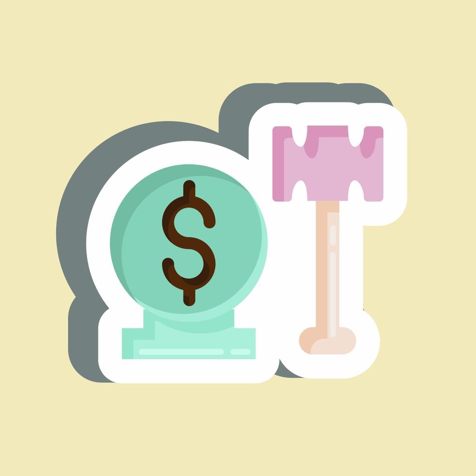 Sticker Tax Regulation. suitable for education symbol. simple design editable. design template vector. simple illustration vector